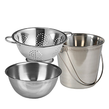 Colander, Bucket and Bowl