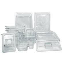 Plastic Food Pans, Drain Trays, and Lids